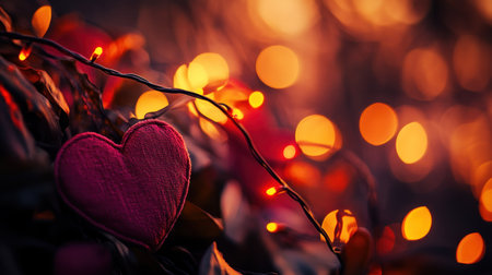 A vibrant red background with heart-shaped bokeh lights, perfect for creating an enchanting and romantic atmosphere on Valentine's Day. The blurred hearts add depth to the color of love, making it ideal as a banner or header design. This design is great for festive-themed projects related to celebration, romance, or social media promotion. An ultra-realistic photograph captured with a high-resolution 70mm lens and cinematic lighting. --chaos 30 --ar 16:9 --v 6.1 Job ID: 94ef72c1-8230-48de-a20c-e1a41ebc0880の素材