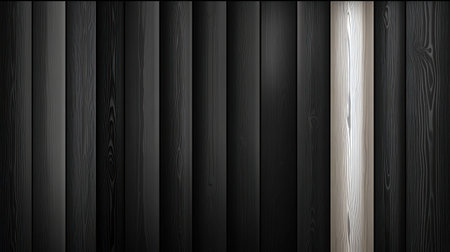 Black wooden background with a vertical wood texture, a panoramic banner, a vector illustration design for wallpaper, web site templates, posters, or presentations. --chaos 30 --ar 16:9 --v 6.1 Job ID: 90d6981c-af75-42b5-88f9-a89835e99a10の素材