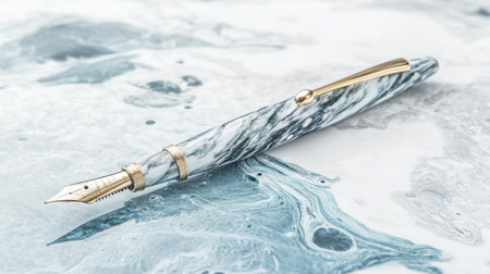 A turquoise and white marble pattern with swirling patterns, resembling the surface of the sea, adds depth to your home decor. Focus on the face. --chaos 30 --ar 16:9 --v 6.1 Job ID: 992aee19-16c0-4156-9451-7c83de14fd1dの素材