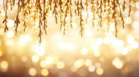 A beautiful Easter banner with willow catkins hanging down, with the sun shining behind them, creating a warm and cozy atmosphere. The background is blurred to create space for text or graphics on both sides of the banner. --chaos 30 --ar 16:9 --v 6.1 Job ID: 6afd1187-5d18-4156-a4f9-2deab93358c7の素材