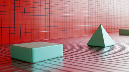 Colorful geometric shapes and symbols on a pink background, a simple design, 3D rendered illustration, in the style of 80s aesthetics. --chaos 30 --ar 16:9 --v 6.1 Job ID: 7ef920ae-9510-4661-b4fc-78b5bcae20e1の素材