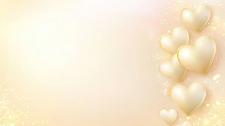 Yellow background with heart-shaped bokeh, copy space for text, banner design --chaos 30 --ar 16:9 --v 6.1 Job ID: 3d895fae-c97d-4a4c-bdcd-51324c6bbfe8の素材