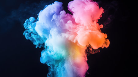 Vibrant neon holographic background with flowing liquid shapes, creating an abstract and dynamic wallpaper design. The colors transition from vibrant blue to pink, purple, green, yellow, and orange, giving the impression of fluid motion on a black background. This pattern is perfect for adding energy or contrast in digital marketing materials, graphics, web designs, packaging, social media, print, banners, posters, cards, and more. --chaos 30 --ar 16:9 --v 6.1 Job ID: e4f4c302-d16a-470e-a993-9a307b295058の素材