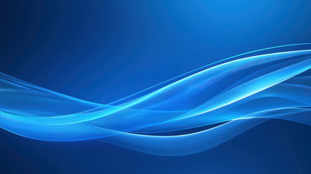 Vibrant blue background with flowing neon waves, creating an energetic and dynamic visual effect. Ultra-realistic photograph captured in high resolution using a Sony Alpha A7 III, featuring a vibrant color palette. --chaos 30 --ar 16:9 --v 6.1 Job ID: bff3d821-5f86-4d73-8a18-304b0cfa0b51の素材