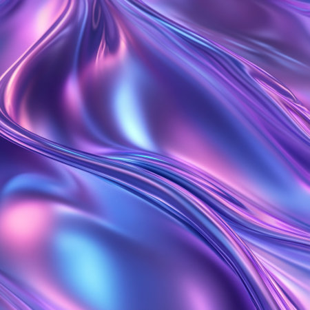 iridescent background, minimalistic design, colorful, phone wallpaper, purple and blue gradient, smooth curves, wavy lines, high resolution, high detail, hyper realistic, octane render, cinematic, volumetric light, depth of field, close up, macro photography, very detailed, shot with Sony Alpha A7 III --v 6.1 Job ID: 025ff497-6aa4-4e15-96d7-fb3aebc31033の素材