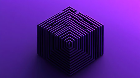 Purple cube, isometric rendering, simple background, purple color theme, 3D render, in the style of Cinema 4D, in the style of Blender, in the style of Redshift --chaos 30 --ar 16:9 --v 6.1 Job ID: 67ba6873-edc7-4331-ba0b-3dcddfd87b5dの素材