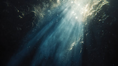 The background is dark blue, with fireworks on the right side of the screen. The left part has some white dots and large areas without color. It features a simple style with golden sparkles, creating an overall atmosphere suitable for celebration or special events. There should be no text in front of it. This design could emphasize a festive mood with space to add custom messages or images in high resolution. --chaos 30 --ar 16:9 --v 6.1 Job ID: 0b41297c-ab0d-4ca4-b8d6-5037637667caの素材