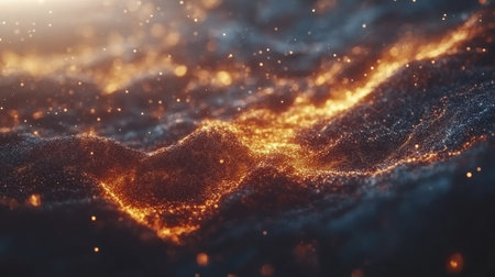 Dark blue and gold glitter background with bokeh lights, a night scene for a party or celebration concept. High-quality photo. --chaos 30 --ar 16:9 --v 6.1 Job ID: 6c9c947d-2186-4625-8397-37168813ed3dの素材