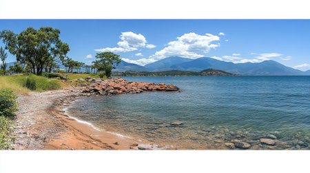 Blue sky with white clouds, panoramic view, high resolution, high quality, high detail, sharp focus, no blur effect, no grainy textures, professional photography, professional lighting, professional color grading, studio photography, studio background, wide-angle lens, close-up shot. --chaos 30 --ar 16:9 --v 6.1 Job ID: d062020f-8422-400c-9387-0167af23c04aの素材