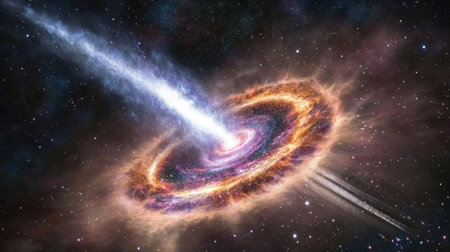 A beautiful background of stars and galaxies in deep blue, purple, pink, orange, and yellow colors. The galaxy is illuminated by bright white light with small glowing particles. A soft, fog-like or smoke-like texture fills the lower part of the scene. In front of it stands an abstract shape that resembles both dust clouds and nebulae. There is space around for text or other elements to be placed on top of this cosmic scene. --chaos 30 --ar 16:9 --v 6.1 Job ID: cd5ce885-b01e-40fe-aaca-77c508c703c6の素材