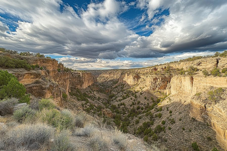 A wide-angle photograph of the Green River Canyon in Utah, a vast desert landscape with deep canyons and rocky formations stretching across an endless horizon under dramatic clouds, with warm tones, shot on a Hasselblad H6D-400c Multi-Shot camera. --ar 3:2 --v 6.1 Job ID: 095f0641-caa8-414f-b335-bec6cd4181f0の素材