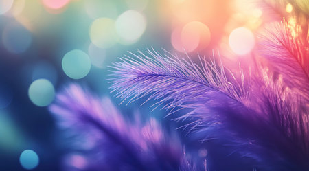 Beautiful purple grass with a bokeh background, macro photography of the fluffy, feathery plant on a green, blurred background, close-up of long feathery grasses, a nature and floral concept. --ar 128:71 --v 6.1 Job ID: 7590aadb-e978-49c1-8b9c-dbf03ea2df03の素材