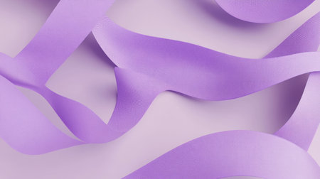 3D render of a purple background with a wavy ribbon shape. Minimal abstract design element for a banner, poster, or presentation. Vector illustration of a purple shape with volumetric lighting, in the style of Sony Alpha A7 III camera. --chaos 30 --ar 16:9 --v 6.1 Job ID: 8d2e5156-0650-4d70-9b57-b8ae6218e6e7の素材