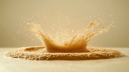 Water splashing in the air, isolated on a white background. A detailed illustration, high-resolution professional photograph. The ultra-high-resolution photograph has an extreme level of detail and intricate features, with a white backdrop, capturing the water droplets with sharp focus and perfect quality. Stock photo. --chaos 30 --ar 16:9 --v 6.1 Job ID: 8993350f-1b5e-43e0-ad0d-b16dd675e218の素材