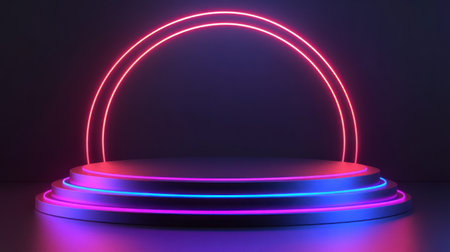 Abstract background with a gradient of purple and red colors, smooth shapes, minimalist design, empty space in the center of the composition, high resolution, 3D rendering, sharp focus, minimal concept, simple design, blurred edges, soft lighting, low contrast, vibrant colors, shadows, depth effect, dark blue and violet background, no text or logo, close-up view. --chaos 30 --ar 16:9 --v 6.1 Job ID: c5905ca9-d6cb-45ea-9cf2-52ad540b0eceの素材