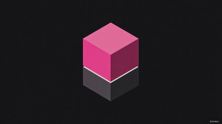 Isometric cube, pink and grey color scheme, dark background, 3D render, created in Cinema 4D and Blender. --chaos 30 --ar 16:9 --v 6.1 Job ID: 7ebd5e02-1457-480e-bedc-eb1d6b468f8fの素材