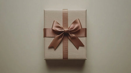 Gold gift box with a ribbon, isolated on a white background, front view. --chaos 30 --ar 16:9 --v 6.1 Job ID: f6f191e2-9ebe-4412-be24-c36bfb9b91e7の素材