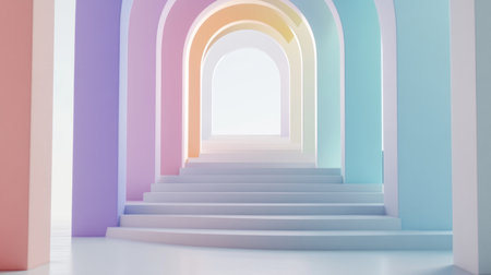 3D render, abstract background with colorful curved lines in blue, purple, pink, and orange colors. Modern wallpaper design for a poster, banner, or cover in the style of an abstract artist. --chaos 30 --ar 16:9 --v 6.1 Job ID: ec4d7d45-b674-4852-a190-76d545e75a4aの素材