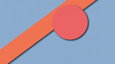 Blue background with orange diagonal stripes and geometric shapes, representing technology in the style of a corporate-style vector presentation template design banner. --chaos 30 --ar 16:9 --v 6.1 Job ID: ee03829d-79ce-4dce-8588-0bb438610170の素材