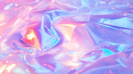 Close-up of a white plastic bag with a rainbow reflection, creating an ethereal and dreamy effect. The light reflects on the surface, giving it a subtle iridescence. --chaos 30 --ar 16:9 --v 6.1 Job ID: 8be15f4a-0e07-4c74-b0fe-168873456843の素材