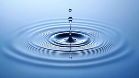 Close-up of water ripples on a light blue background, an abstract water texture, blurred background, macro shot, ultra-detailed, stock photo, high-resolution photography, hyper-realistic photography. --chaos 30 --ar 16:9 --v 6.1 Job ID: 6016f016-5ccf-40af-90d6-6576e718a442の素材