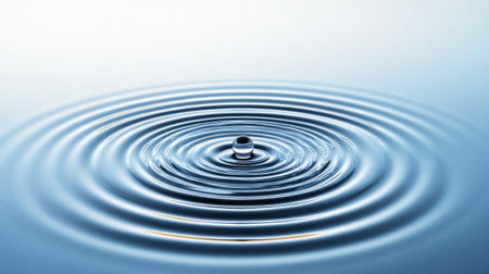 Close-up of water droplets in the air, top view, light blue background, circular shape, circular pattern, clear and translucent, high-definition photography, high resolution. --chaos 30 --ar 16:9 --v 6.1 Job ID: c757b417-85fa-432a-8830-8611a8c4d99bの素材