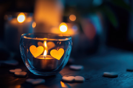 Blurred hearts in the dark, with light and darkness creating an atmosphere of love for a Valentine's Day celebration. --ar 3:2 --v 6.1 Job ID: 7a51fcba-f2ed-425c-9613-46770f491f54の素材