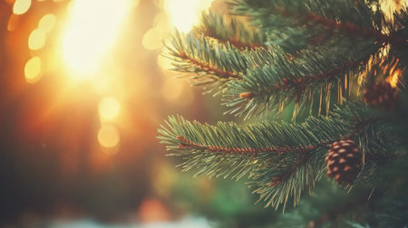 Close-up of pine tree branches, dark green color palette, Unsplash photography style. --chaos 30 --ar 16:9 --v 6.1 Job ID: ca90ebd5-8124-4c83-90f7-91659ba0de11の素材