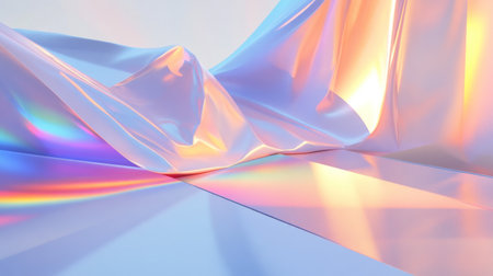 Holographic white light effect background with rainbow refraction texture, in the style of HCanvas, on a white background, minimalistic, simple --chaos 30 --ar 16:9 --v 6.1 Job ID: bcaae495-836b-4baa-ac82-da1748c96ff5の素材