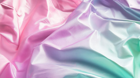 Holographic or hologram background, pink and purple holographic texture, pastel rainbow colors, iridescent foil, pink, green, blue, and violet --chaos 30 --ar 16:9 --v 6.1 Job ID: 10e5f136-94bf-47ed-bac2-b09fe4ade1e2の素材