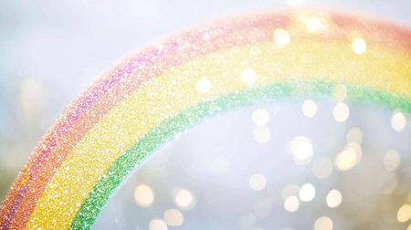 Holographic rainbow light background, blurred rainbow light effect, white sky, pastel colors, minimalistic, simple, high resolution, high quality, high detail, cinematic --chaos 30 --ar 16:9 --v 6.1 Job ID: 38f6ed2c-4928-4091-82b0-77fc2a6811daの素材