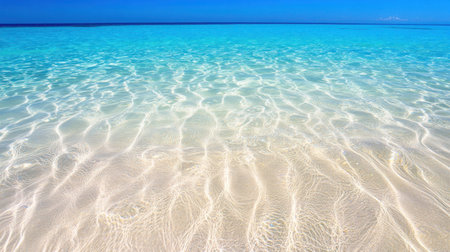 Close-up of clear water ripples on a light blue background, macro shot, stock photography, copy space, banner with copy text area on the right side. --chaos 30 --ar 16:9 --v 6.1 Job ID: 63c8f815-2959-4c33-99b0-b05c1930931bの素材