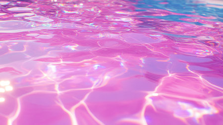 Photo of a pink water surface with ripples and circles on a light background, top view. Web banner with copy space on the right --chaos 30 --ar 16:9 --v 6.1 Job ID: cb58caa6-cff5-4392-a6cf-d4f92ecdd97fの素材