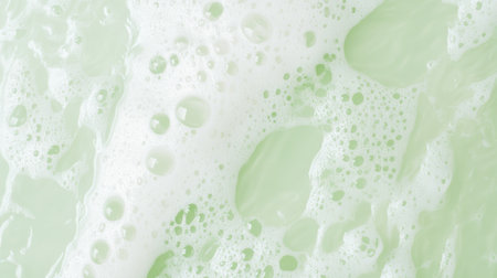 Abstract background with water ripples and circles on a light green pastel color, top view. Water texture for design, banner, poster, or packaging of beauty products. Soft-focus photography shot using a Canon EOS R5. --chaos 30 --ar 16:9 --v 6.1 Job ID: 7d558c74-b6fe-441c-bfbc-0a82eb6b09a3の素材