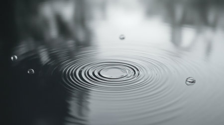 Light gray water texture, top view, light reflection on the surface, transparent and clean, simple background, soft tone, water ripples, delicate wave patterns, natural beauty, high resolution, high detail, top-down perspective, minimalist style. --chaos 30 --ar 16:9 --v 6.1 Job ID: b7bb1c75-2333-4649-8c34-0f3da06d9e92の素材