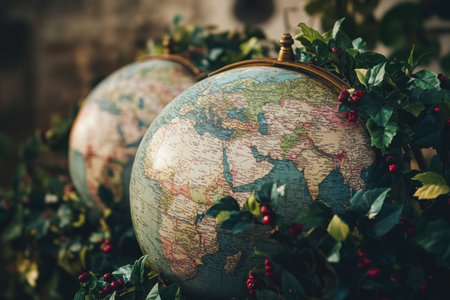 A globe with greenery and cityscapes, representing global environmental awareness for World Wildlife Day. --ar 3:2 --v 6.1 Job ID: 88869c7a-d3be-4460-8604-6201c4aac2d8の素材