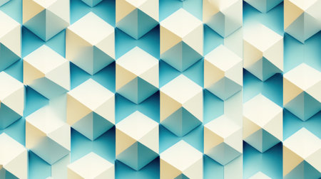 Blue cubes pattern on a blue background, minimalistic, simple shapes, isometric view. --chaos 30 --ar 16:9 --v 6.1 Job ID: 480486ff-3281-4167-a4f9-992ae5067b08の素材