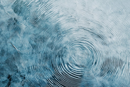 Water ripples, circular water waves on a light blue background, top view, close-up, high-resolution photography, high detail, aestheticism, soft focus, minimalist style, ethereal. --ar 3:2 --v 6.1 Job ID: 3d9a714e-f521-40bc-a406-c7138ad5a1ccの素材