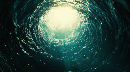 Close-up of a top view of blue water in a swimming pool, with ripples and sunlight reflections. The water texture creates a background, suitable for a banner for a summer vacation concept. --chaos 30 --ar 16:9 --v 6.1 Job ID: e1cf747a-8c72-4028-890a-48713e31f7b5の素材