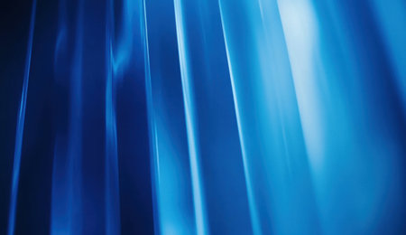 Abstract blue background with vertical lines and stripes, in the style of a minimalistic style, blurred. --ar 26:15 --v 6.1 Job ID: 3e9708b0-158f-4a07-8f48-5768dd47a847の素材