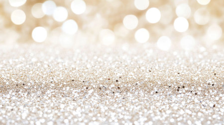 abstract background with glitter and bokeh lights in beige tones --chaos 30 --ar 16:9 --v 6.1 Job ID: 3543aea8-d246-4541-8f34-e4a5308c9252の素材