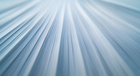 A close-up of white paper with vertical lines in light blue and silver, creating an abstract background with a blurred effect. The lines have a metallic sheen that adds depth to the minimalist design. This presentation style is suitable for backgrounds or graphics on social media or digital marketing materials. It creates a sense of modernity and simplicity, making it ideal as a banner or cover. This is an ultra-realistic photograph captured using a high-resolution 3D render with a Canon EOS-5D Mark III camera and EF lens. --ar 11:6 --v 6.1 Job ID: 90d95041-4f0b-4e12-af1c-cea28864272dの素材