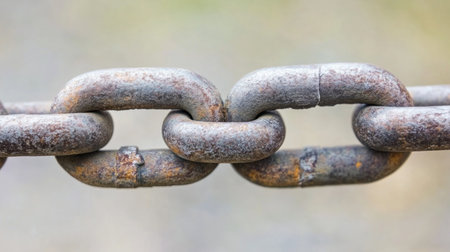 A close-up of the digital chain with binary code, symbolizing network security and blockchain technology. --chaos 30 --ar 16:9 --v 6.1 Job ID: 70fb4476-8875-4897-9a6a-0cb3c9d86f58の素材