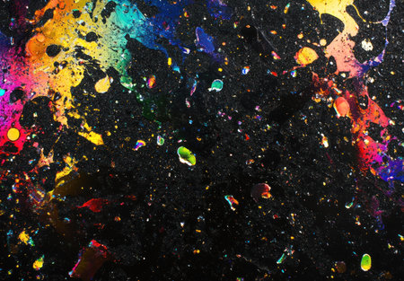 Iridescent, holographic, liquid metal background with black and neon colors. --ar 22:15 --v 6.1 Job ID: 06db0beb-9a99-4398-b888-3d97282281eaの素材