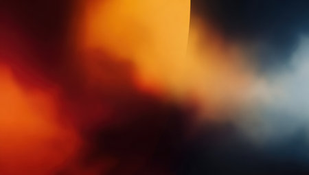 Abstract composition of blended colors creates a soft, ethereal gradient across the frameの素材