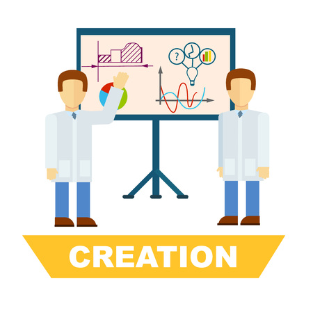 Industrial creation isolated vector conceptのイラスト素材