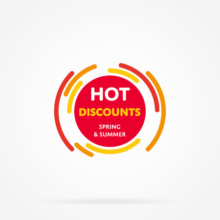 Specical offer sale tag discount symbol retail stickerのイラスト素材