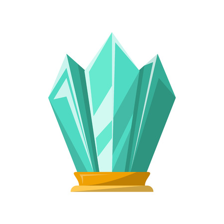 Glassy award trophy illustration.のイラスト素材