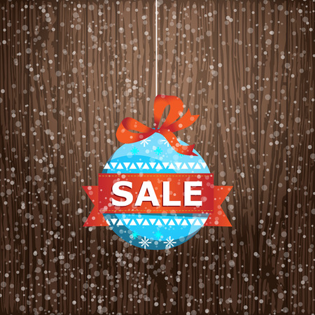Winter holidays shopping vector illustrationのイラスト素材