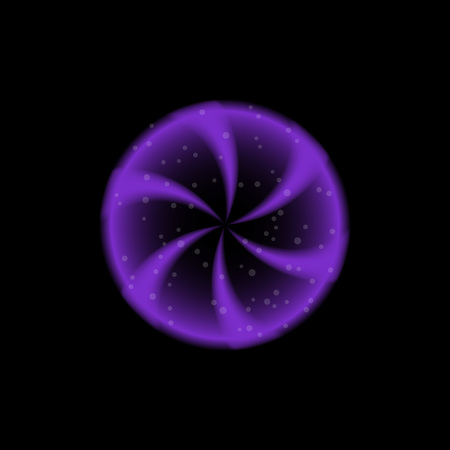 Abstract space fractal shape illustrationのイラスト素材